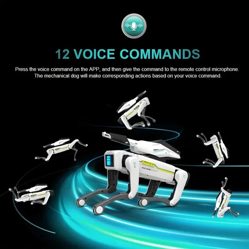 Intelligent AI RC Robot Dog Voice Dialogue APP Remote Control Programming Singing Dancing Machine Dog Kids Toys