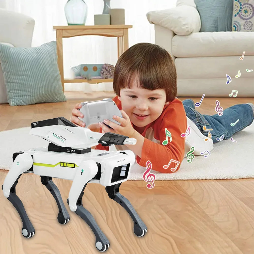 Intelligent AI RC Robot Dog Voice Dialogue APP Remote Control Programming Singing Dancing Machine Dog Kids Toys