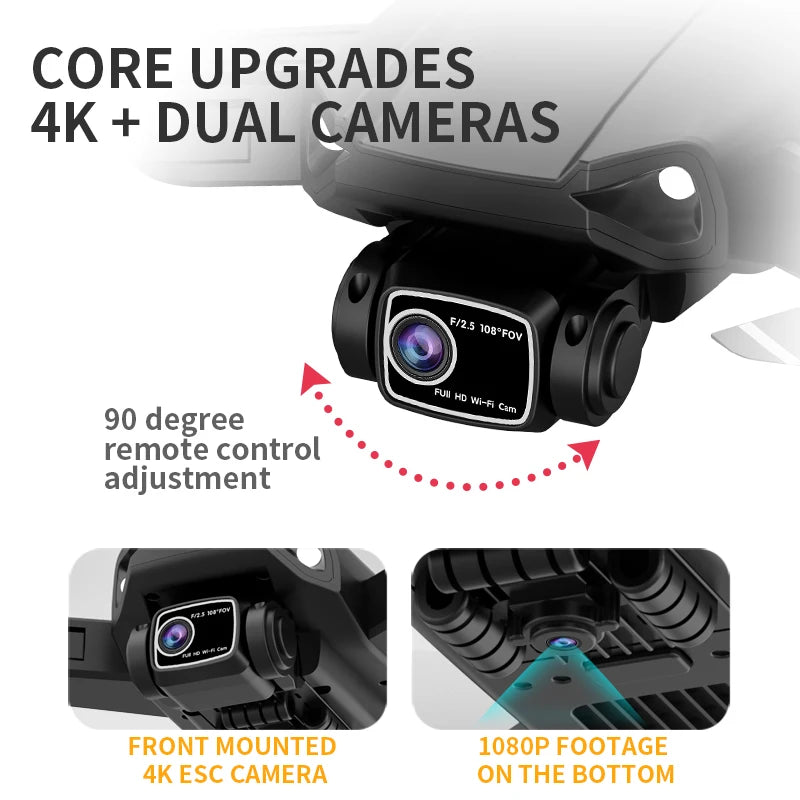 L900 PRO SE GPS 4K Drone – 5G WiFi FPV Brushless Foldable Quadcopter (27 Min Flight Time)