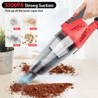 Rechargeable Cordless Vacuum Cleaner-  2200 mAh Battery