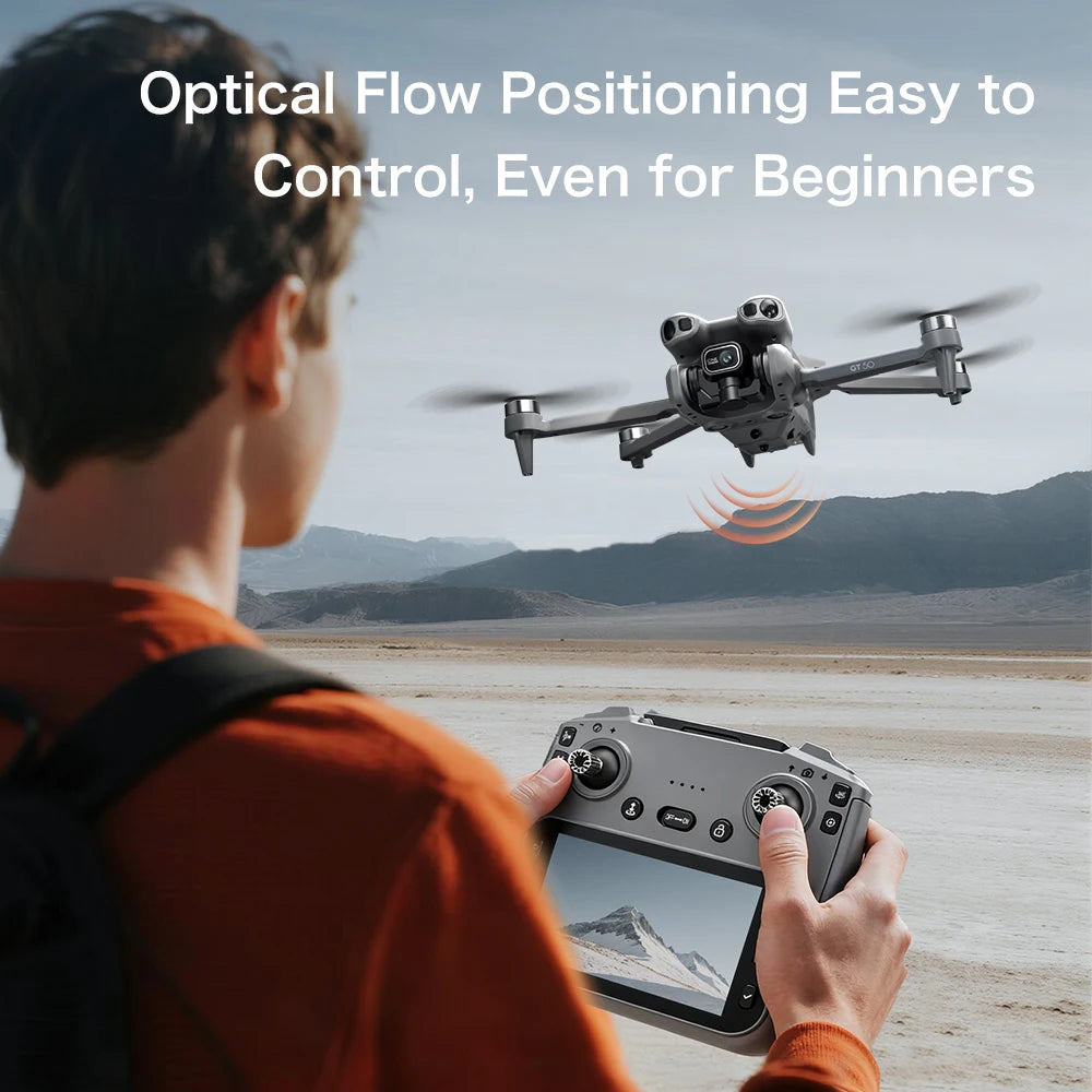 GT50 8K Dual Camera GPS Drone – Foldable Brushless Quadcopter with Obstacle Avoidance & Screen Remote