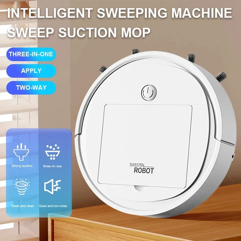 USB Sweeping Robot Vacuum Cleaner Mopping 3 In 1 Smart Wireless 1500Pa