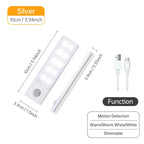 LED Night Light USB Rechargeable - Motion Sensor