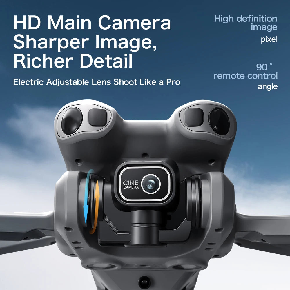 GT50 8K Dual Camera GPS Drone – Foldable Brushless Quadcopter with Obstacle Avoidance & Screen Remote