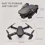E88 Pro 4K Drone – Foldable RC Drone with WiFi FPV Camera, Altitude Hold & One-Key Return