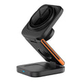 Foldable 3-in-1 Magnetic Wireless Charger – 30W Fast Charging Stand for iPhone, AirPods & Apple Watch