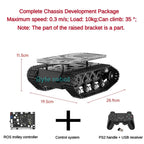 10KG Load Strong Shock Absorption Tank Chassis with Motor Suspension