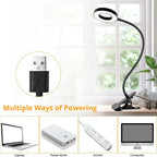 USB Reading Desk Lamp - 3 Modes & 10 Dimming Levels
