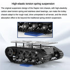 10KG Load Strong Shock Absorption Tank Chassis with Motor Suspension