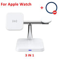 3-in-1 Magnetic Wireless Charger Stand 30W – Fast Charging Dock for iPhone, AirPods & Apple Watch