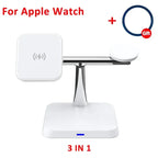 3-in-1 Magnetic Wireless Charger Stand 30W – Fast Charging Dock for iPhone, AirPods & Apple Watch