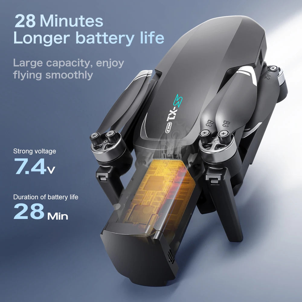 New S-X1 MAX GPS Drone Professional 4K Camera 3-axis