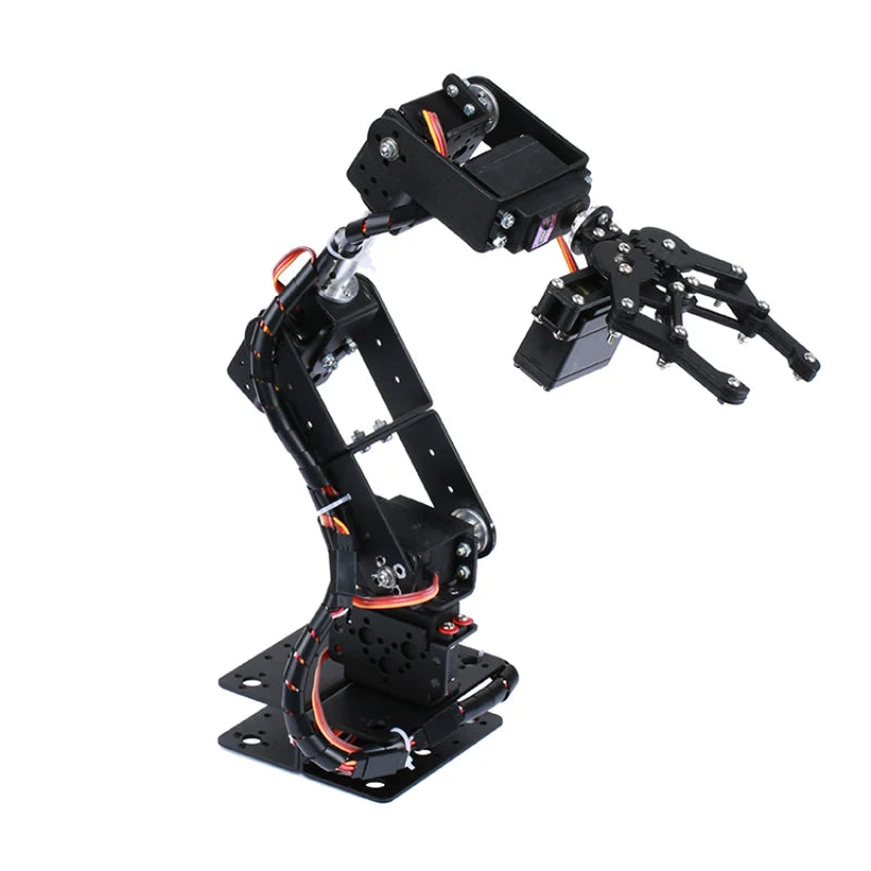6 DOF Programmable Robotic Arm Kit – DIY Arduino & Raspberry Pi Compatible Robot Arm