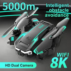 5G WiFi FPV Drone with HD Camera – Long Range Foldable Drone with Altitude Hold & Follow Me Mode