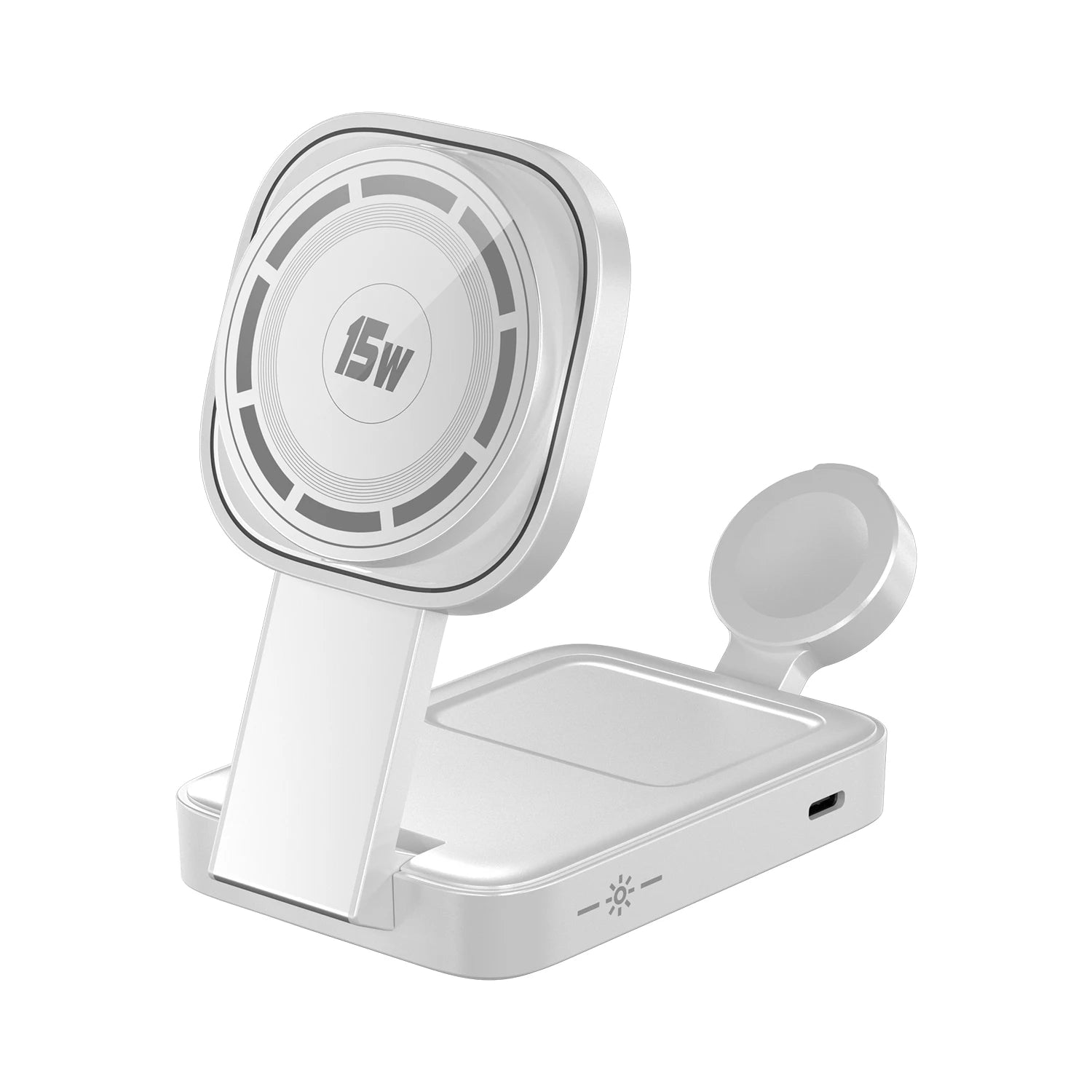 Foldable 3-in-1 Magnetic Wireless Charger – 30W Fast Charging Stand for iPhone, AirPods & Apple Watch
