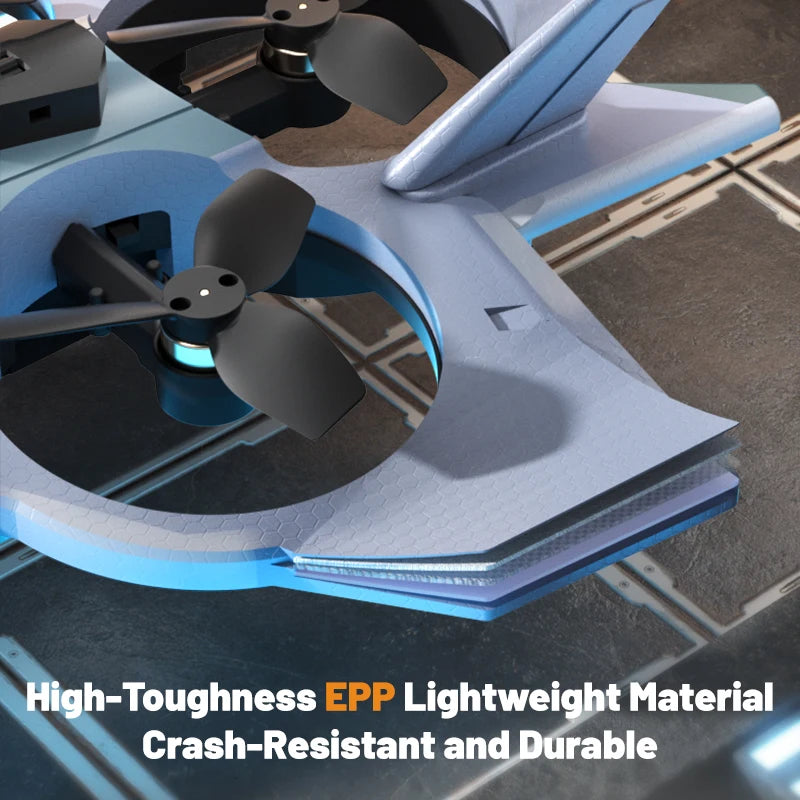 HD Camera Drone with Screen Remote – Foldable RC Drone with One-Key Takeoff & 360° Flip