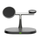 3-in-1 Magnetic Wireless Charger Stand – Fast Charging Dock for iPhone, Apple Watch & AirPods