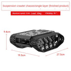 10KG Load Strong Shock Absorption Tank Chassis with Motor Suspension