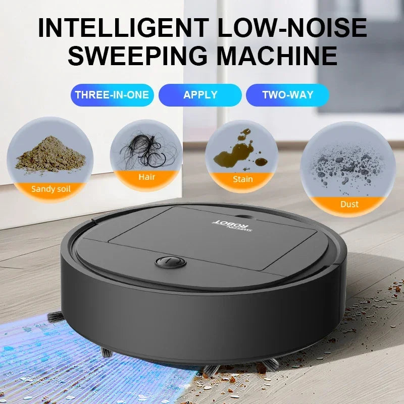 USB Sweeping Robot Vacuum Cleaner Mopping 3 In 1 Smart Wireless 1500Pa