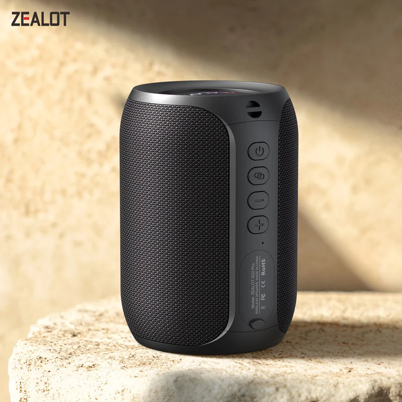Portable Bluetooth Speaker – Waterproof Stereo Sound with Bluetooth 5.2