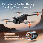 GT50 8K Dual Camera GPS Drone – Foldable Brushless Quadcopter with Obstacle Avoidance & Screen Remote