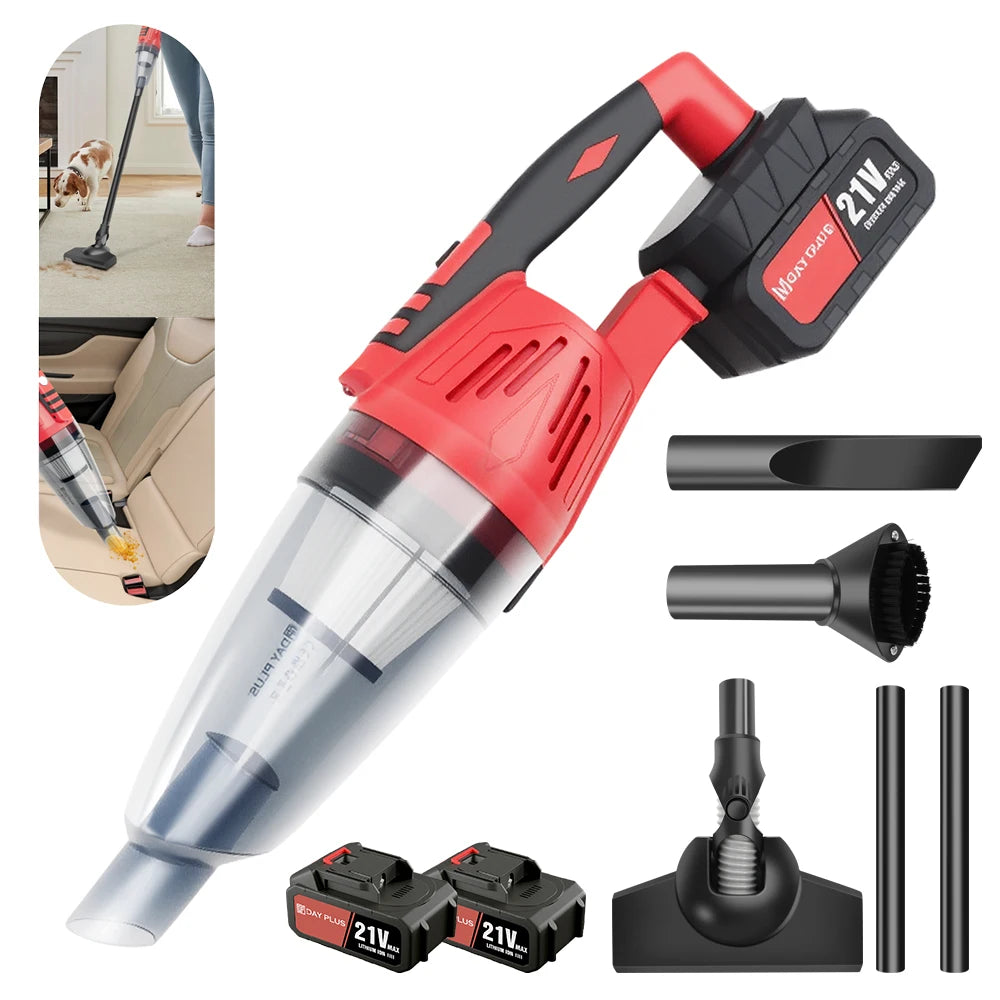 Rechargeable Cordless Vacuum Cleaner-  2200 mAh Battery