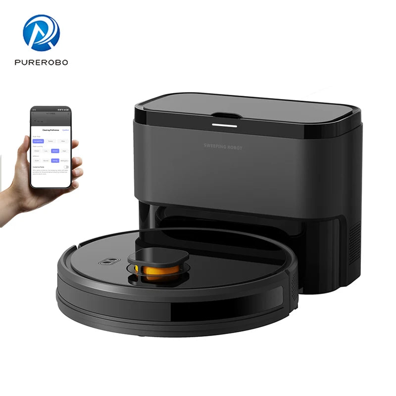 Purerobo X7-D Robot Vacuum Cleaner – Auto Empty, LDS Navigation, 3-in-1 Sweep Mop Vacuum