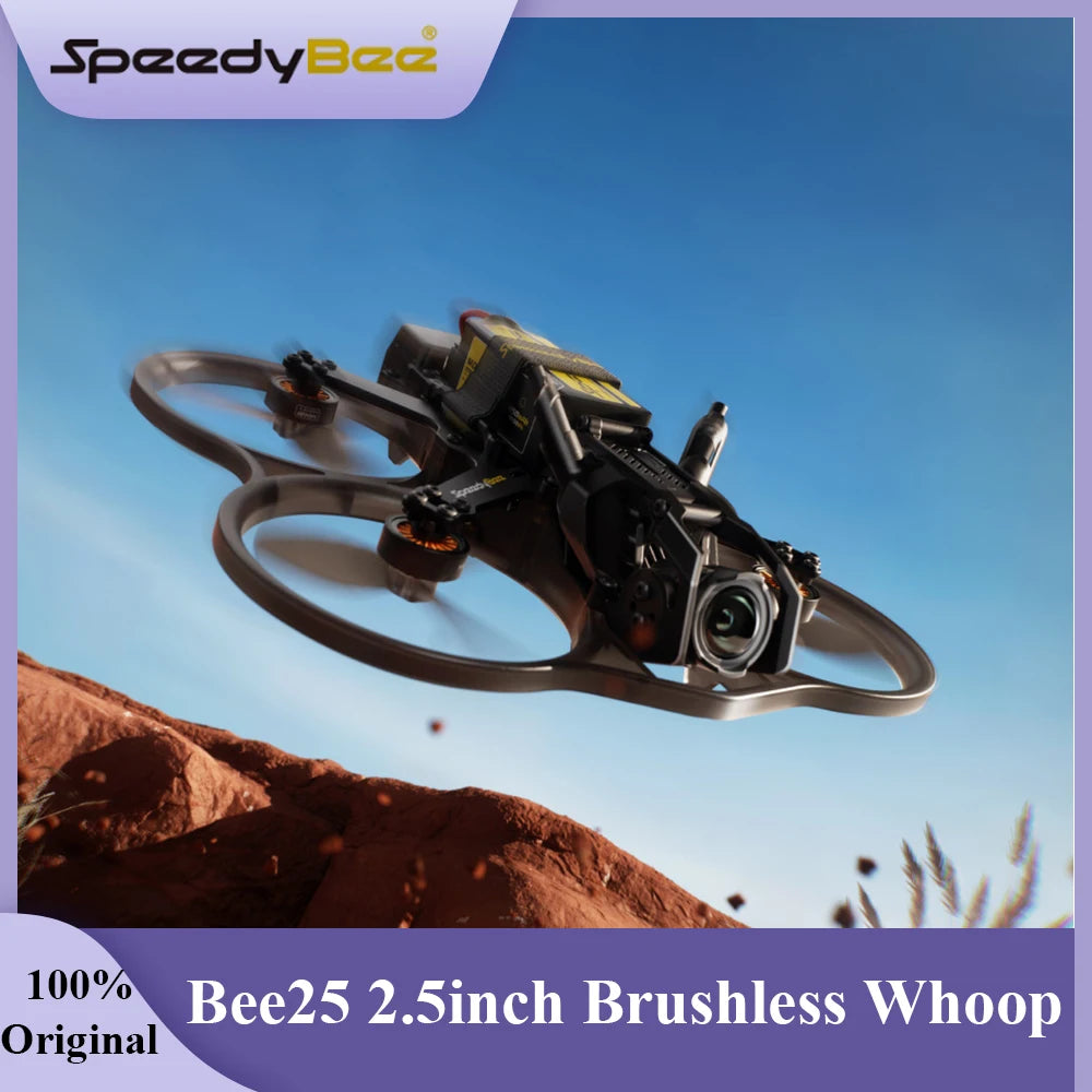 SpeedyBee Bee25 2.5” FPV Drone Frame – 4K Ready Lightweight Racing Drone (ELRS / TBS Compatible)