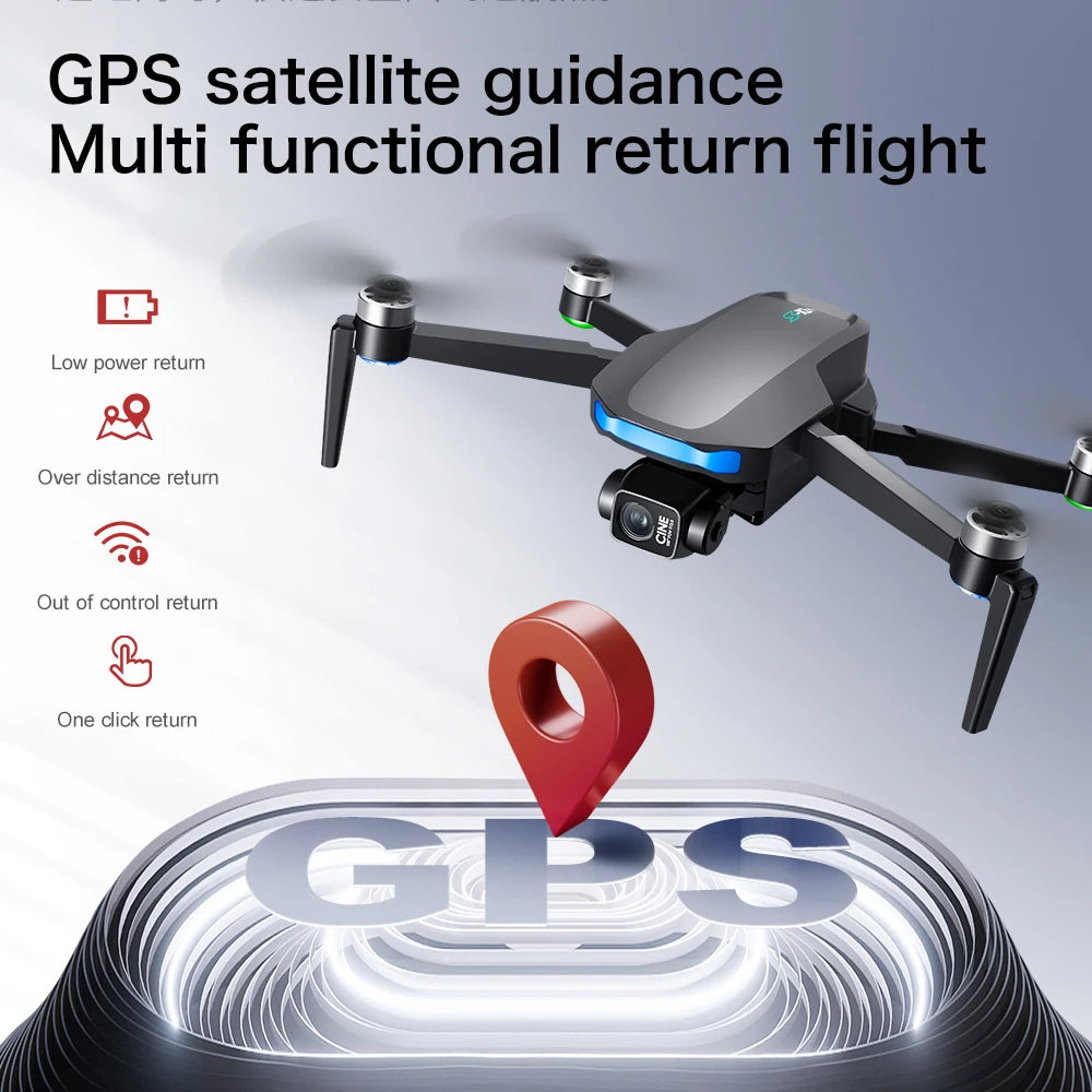 New S-X1 MAX GPS Drone Professional 4K Camera 3-axis