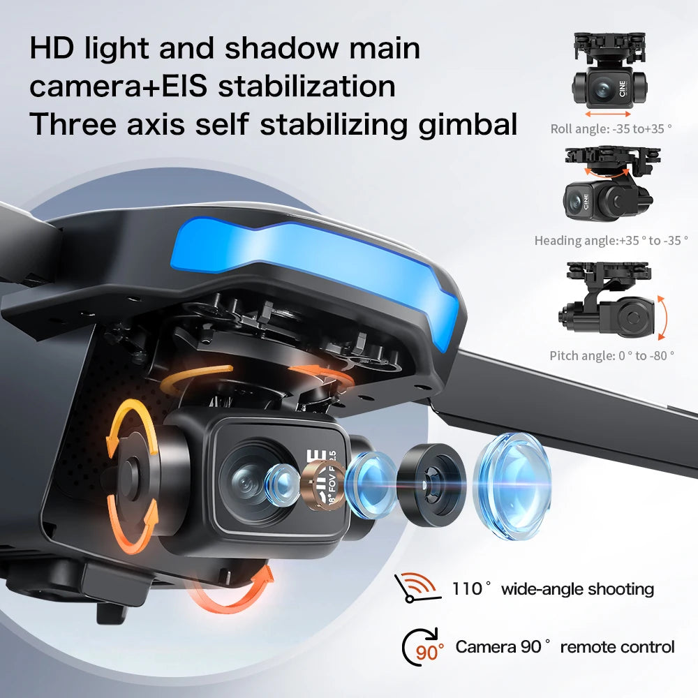 New S-X1 MAX GPS Drone Professional 4K Camera 3-axis