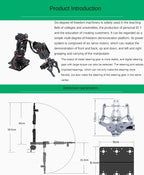 6 DOF Programmable Robotic Arm Kit – DIY Arduino & Raspberry Pi Compatible Robot Arm