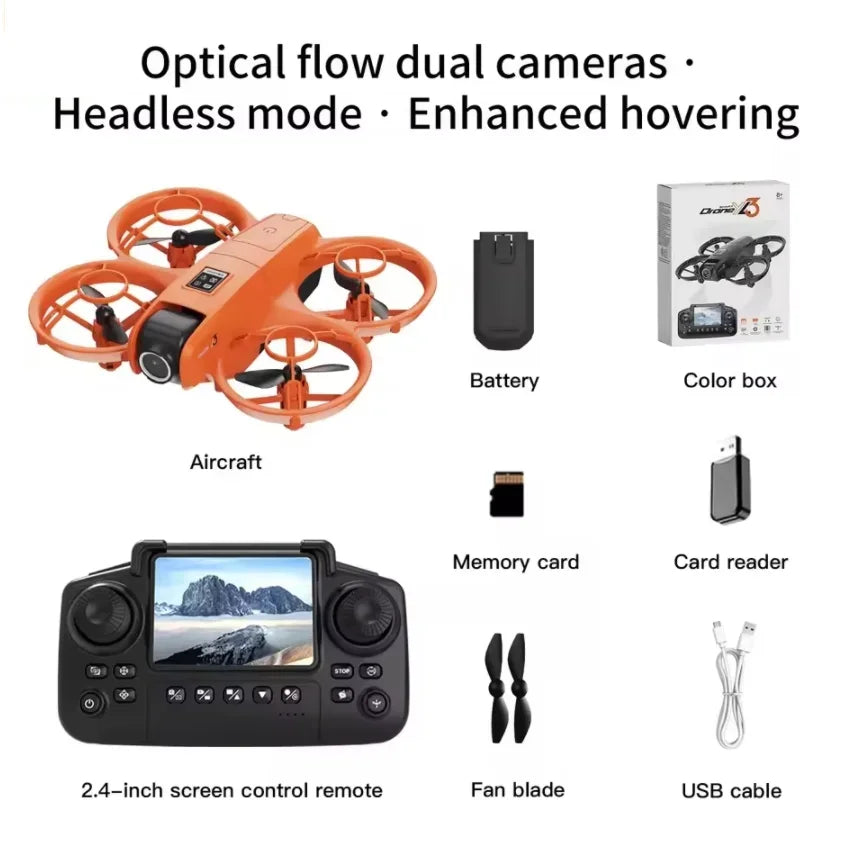 8K HD GPS Drone with Screen Remote Control – Long Range Camera Drone with Brushless Motor
