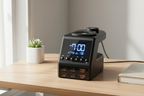 240W GaN Charging Station 10-in-1 – 4×140W USB-C PD3.1 + Wireless Charger & Digital Clock