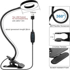USB Reading Desk Lamp - 3 Modes & 10 Dimming Levels