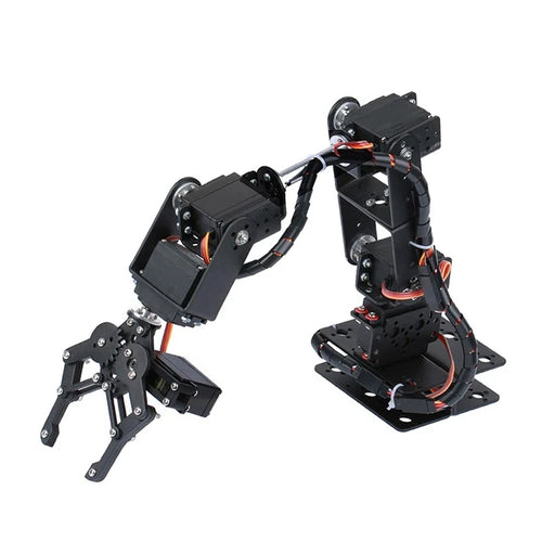 6 DOF Programmable Robotic Arm Kit – DIY Arduino & Raspberry Pi Compatible Robot Arm