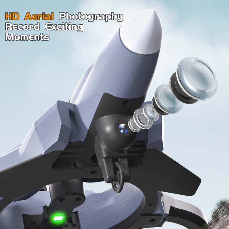 HD Camera Drone with Screen Remote – Foldable RC Drone with One-Key Takeoff & 360° Flip