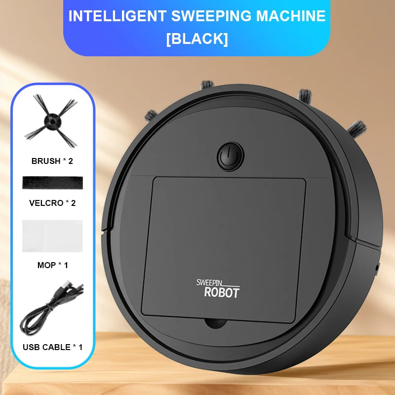USB Sweeping Robot Vacuum Cleaner Mopping 3 In 1 Smart Wireless 1500Pa